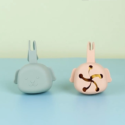 Multifunctional Portable Silicone Pacifier Holder Case Dog Shaped Easy Travel