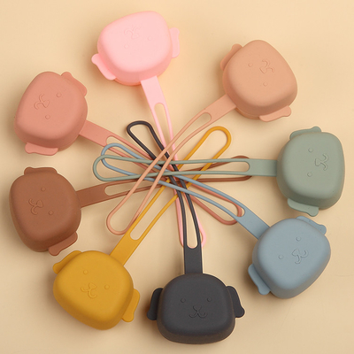 Dishwasher Safe Molding In One Cute Baby Silicone Products Puppy Shaped