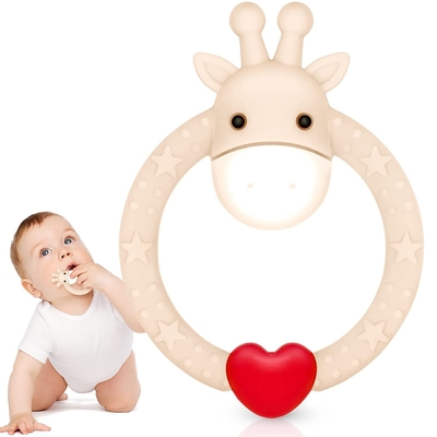 No Phthalates Allergy Friendly Silicone Teething Toy For Sensory Exploration