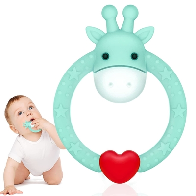 Non Toxic Easily Cleaning Silicone Teething Toy For Sensory Exploration