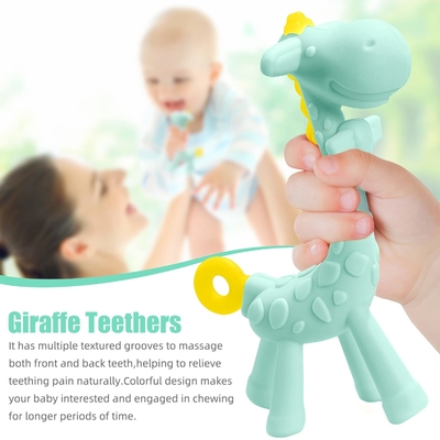 Non Toxic Easily Cleaning Silicone Teething Toy For Sensory Exploration