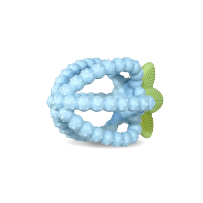 BPA Free Easy to Hold Textured Bites Relief Teether Soothe Babies' Sore Gums