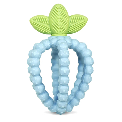BPA Free Easy to Hold Textured Bites Relief Teether Soothe Babies' Sore Gums