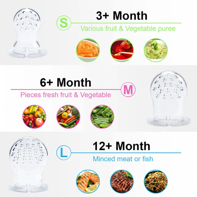 Soft Chewable Multifunctional Ease Teething Baby Food Feeder for Baby Feeding