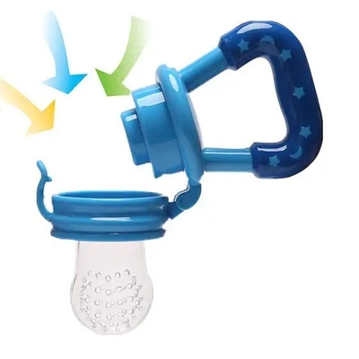 Safe Non Toxic Silicone Baby Fruit Feeder Pacifier 6Pcs With 6 Different Sized