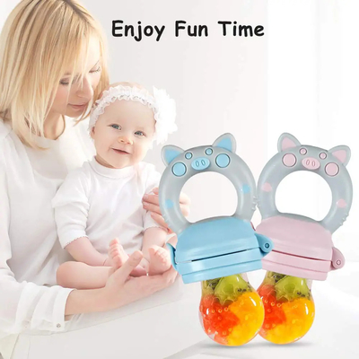 Different Size 3 Pack Food Grade Fresh Food Feeder With Piggy Handle
