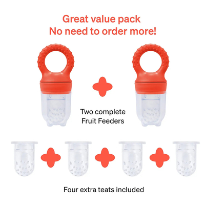 BPA Free Essentials 2 In 1 Silicone Feeder Teether For Perfect Baby Registry Gift
