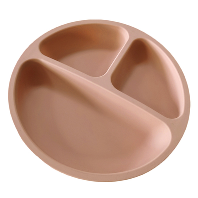 Waterproof Eco Friendly Silicone Baby Plate Suction Toddler Plates SGS