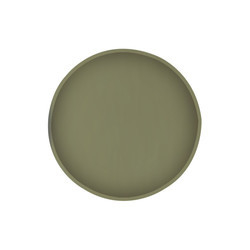 Round Shaped Toddler Feeding Silicone Baby Plate BPA Free 200g 17*17*3.5cm