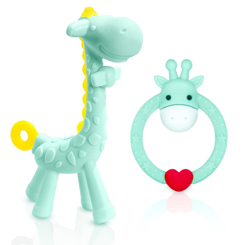 Non Toxic Easily Cleaning Silicone Teething Toy For Sensory Exploration