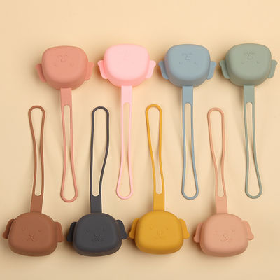 한마리의 귀여운 아기 실리콘 생성물 강아지에서 식기 세척기 안전한 주조는 형성했습니다